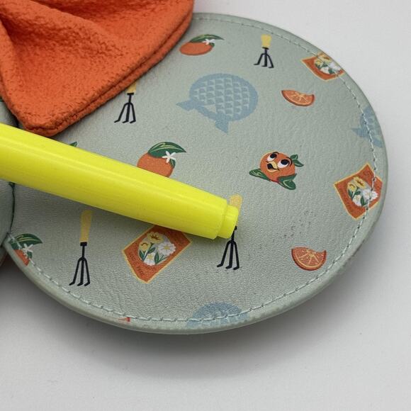 Disney Parks Loungefly Minnie Mouse Ears Epcot Flower Garden Orange Bird Headban - Picture 6 of 11